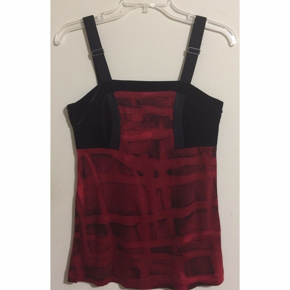 Simply Vera Vera Wang Tops - Simply Vera Sz S Top Red Black Velvet